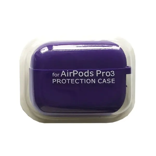 MR4_144598 Чохол для airpods pro 3 silicone case, microfiber фіолетовий 