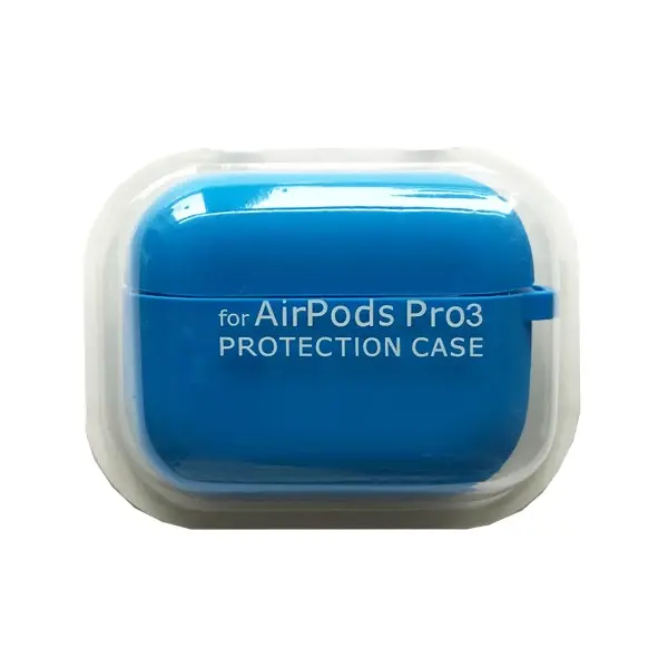 MR4_144611 Чохол для airpods pro 3 silicone case, microfiber синій 