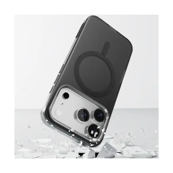 ЧОХОЛ ROCK INSHARE MATTE MAGNETIC (METAL LENS FRAME) ДЛЯ IPHONE 17 PRO MAX TITANIUM, СІРИЙ