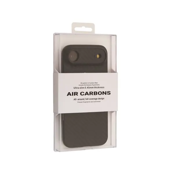 MR4_144776 Чохол kzdoo air carbone для iphone 17 air, чорний 