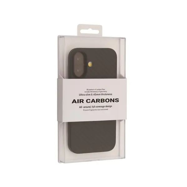 MR4_144777 Чохол kzdoo air carbone для iphone 17, чорний 