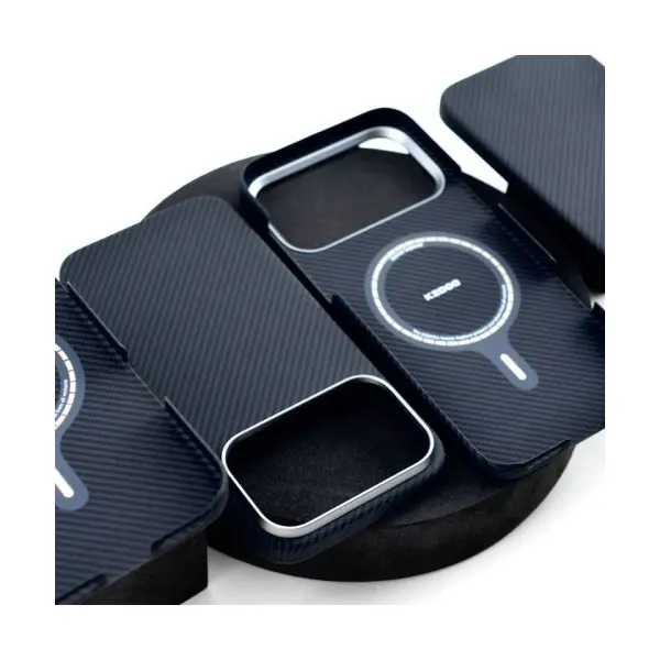 MR4_144779 Чохол kzdoo kevlar explorer magsafe для iphone 17 pro max, чорний 