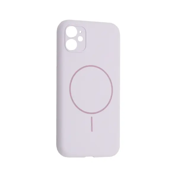 ЧОХОЛ SILICONE CASE FULL CAMERA FINE RING MAGSAFE ДЛЯ IPHONE 12 PURPULE LILAC