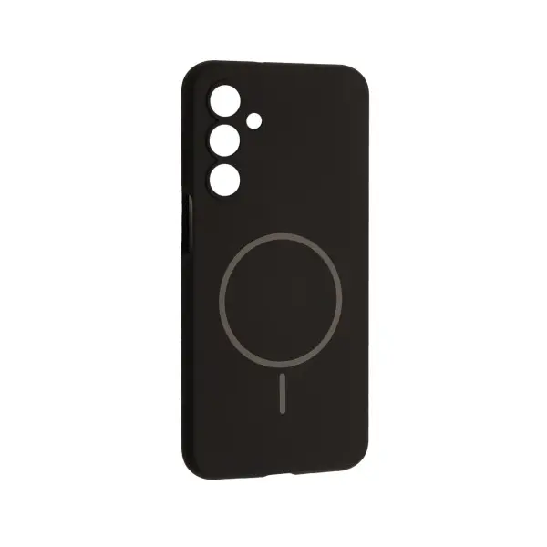 MR4_144494 Чохол silicone case luxury magsafe для samsung a16 4g (a165), чорний 