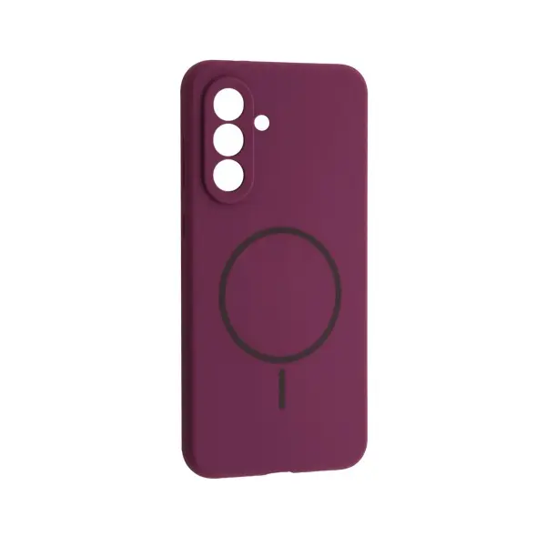 ЧОХОЛ SILICONE CASE LUXURY MAGSAFE ДЛЯ SAMSUNG A26 5G ПУРПУРОВИЙ