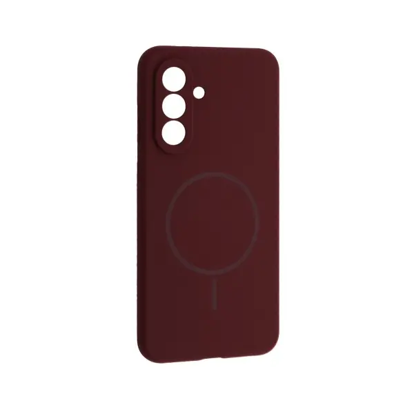 ЧОХОЛ SILICONE CASE LUXURY MAGSAFE ДЛЯ SAMSUNG A36 5G PLUM