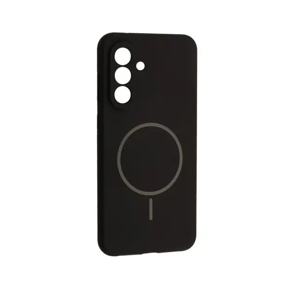 ЧОХОЛ SILICONE CASE LUXURY MAGSAFE ДЛЯ SAMSUNG A36 5G, ЧОРНИЙ