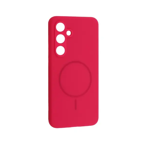 ЧОХОЛ SILICONE CASE LUXURY MAGSAFE ДЛЯ SAMSUNG S24 FE FIREFLY ROSE