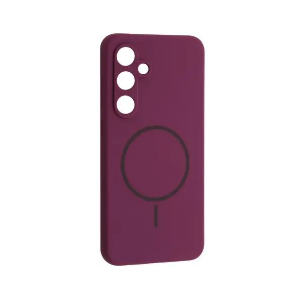 MR4_144542 Чохол silicone case luxury magsafe для samsung s25 пурпуровий 