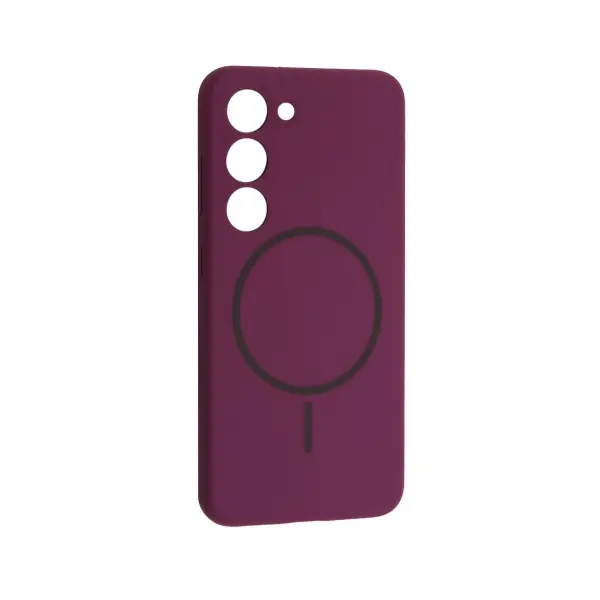 ЧОХОЛ SILICONE CASE LUXURY MAGSAFE ДЛЯ SAMSUNG S23 ПУРПУРОВИЙ