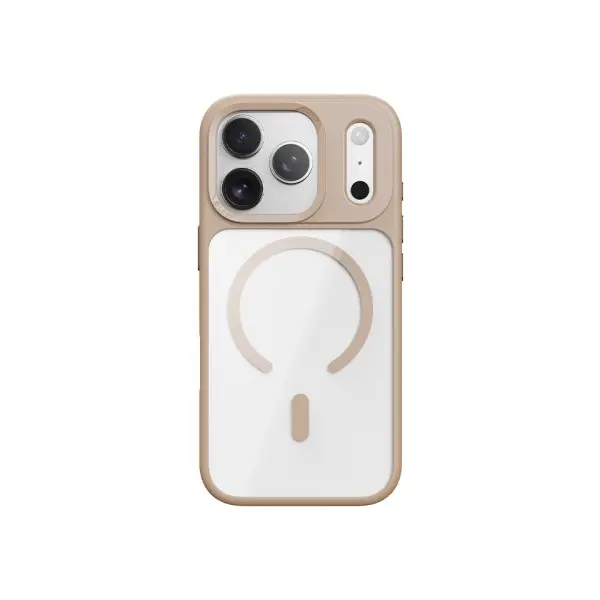 ЧОХОЛ ROCK GUARD TRANSPARENT MAGNETIC (ANTI-DROP LENS PROTECTION) ДЛЯ IPHONE 17 PRO GOLD