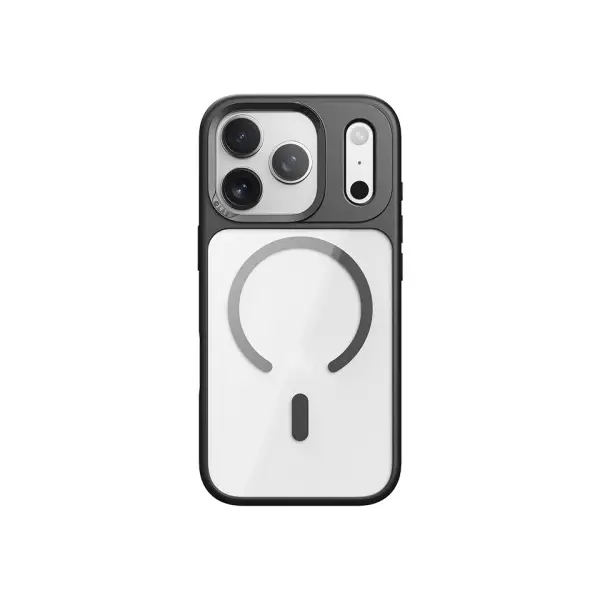ЧОХОЛ ROCK GUARD TRANSPARENT MAGNETIC (ANTI-DROP LENS PROTECTION) ДЛЯ IPHONE 17 PRO MAX, ЧОРНИЙ