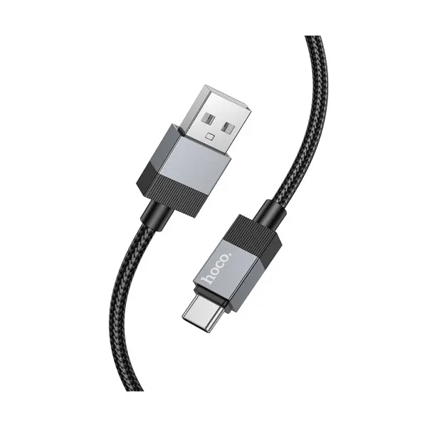 MR4_144448 Кабель hoco x110 honorific charging data cable type-c 3a, 1m, чорний 