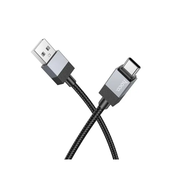MR4_144448 Кабель hoco x110 honorific charging data cable type-c 3a, 1m, чорний 