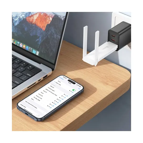 ПОРТАТИВНИЙ WIFI HOCO HI40 PORTABLE WIFI, БІЛИЙ