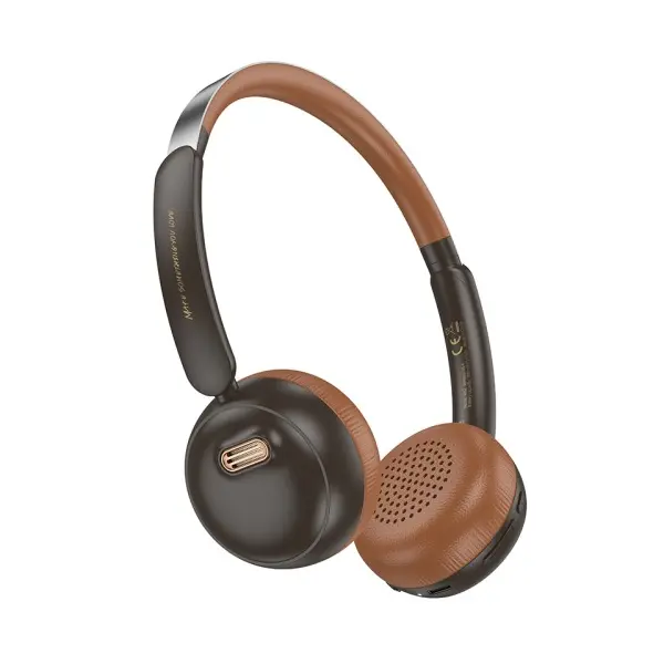 MR4_144427 Навушники накладні hoco w62 verso retro bt headphones коричневий HOCO