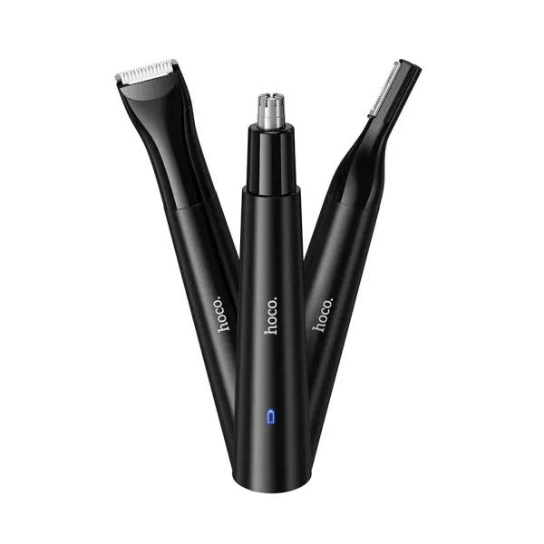 ТРИМЕР ДЛЯ СТРИЖКИ ВОЛОССЯ В НОСІ HOCO HP37 THREE-IN-ONE MULTIFUNCTIONAL, ЧОРНИЙ