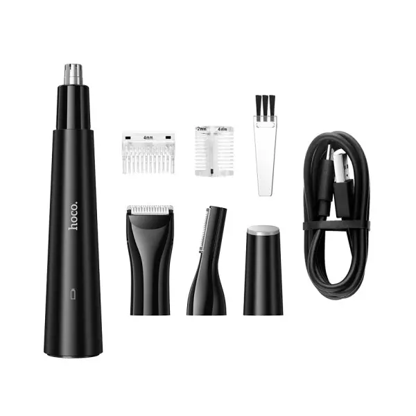ТРИМЕР ДЛЯ СТРИЖКИ ВОЛОССЯ В НОСІ HOCO HP37 THREE-IN-ONE MULTIFUNCTIONAL, ЧОРНИЙ