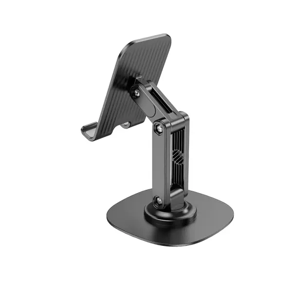 MR4_144471 Тримач настільний hoco hd6 winner dual-axis rotating desktop stand, чорний 