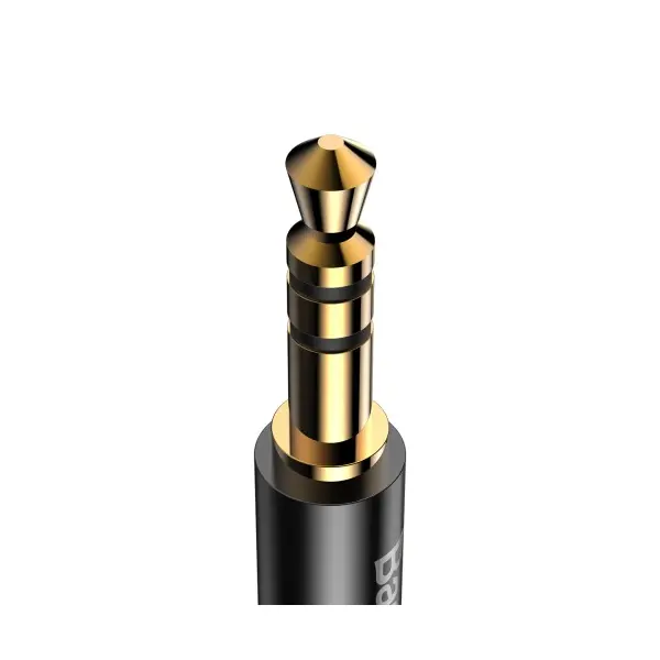 КАБЕЛЬ AUX AUDIO BASEUS YIVEN M01 TYPE-C TO AUX (3.5) 1.2M, ЧОРНИЙ CAM01-01