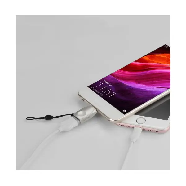 ПЕРЕХІДНИК HOCO UA9 TYPE-C OTG ADAPTER, СІРИЙ-NICKEL