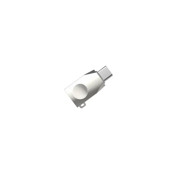 ПЕРЕХІДНИК HOCO UA9 TYPE-C OTG ADAPTER, СІРИЙ-NICKEL