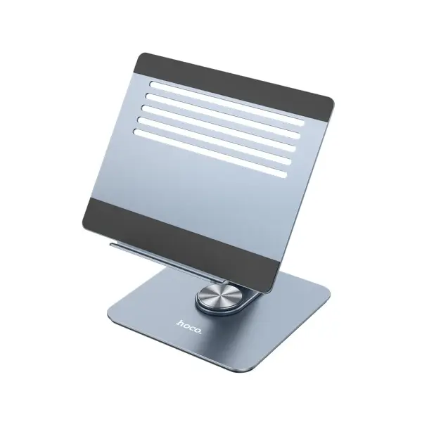 ПІДСТАВКА ДЛЯ НОУТБУКА HOCO PH52 PLUS MIGHT METAL ROTATING TABLET DESKTOP HOLDER СІРА
