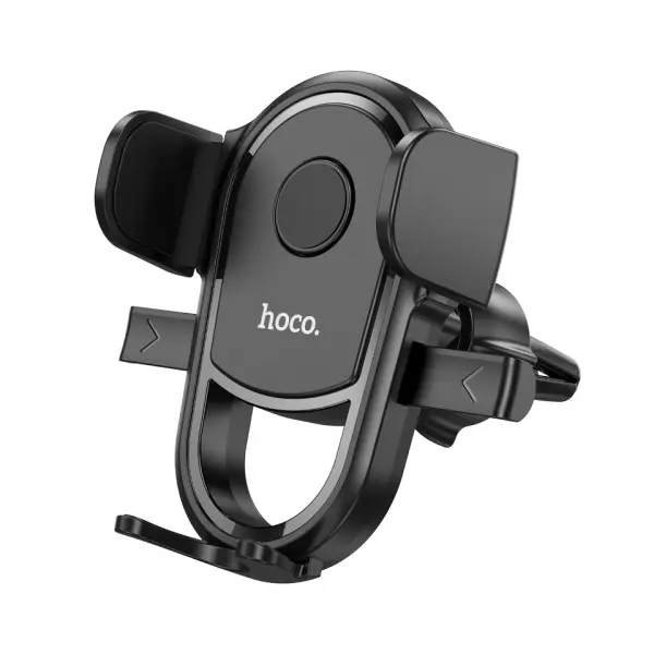 АВТОТРИМАЧ HOCO H6 GRATEFUL ONE-BUTTON CAR HOLDER (AIR OUTLET), ЧОРНИЙ