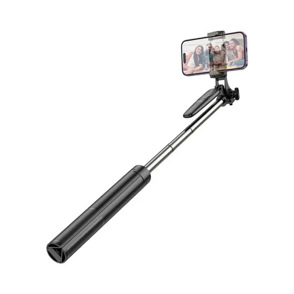 СЕЛФІ-ПАЛИЦЯ ТРИПОД HOCO K19 SOUL LIVE BROADCAST HOLDER, ЧОРНИЙ