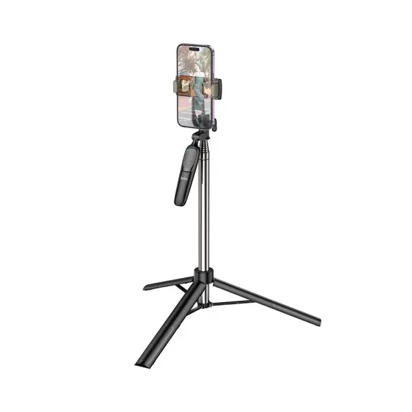 СЕЛФІ-ПАЛИЦЯ ТРИПОД HOCO K19 SOUL LIVE BROADCAST HOLDER, ЧОРНИЙ