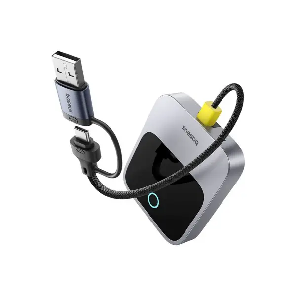 АВТОМОБІЛЬНИЙ CARPLAY BASEUS SAFEJOURNEY SERIES WIRELESS CARPLAY ADAPTER, СІРИЙ C10745100813-00