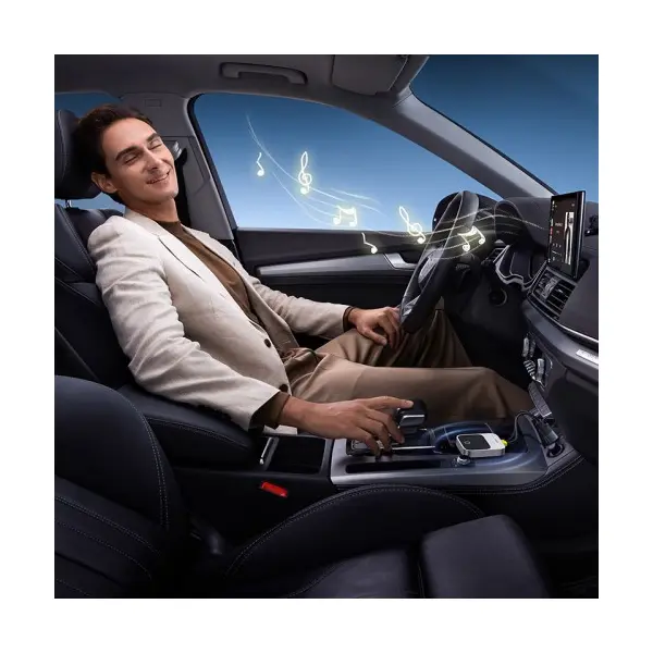 АВТОМОБІЛЬНИЙ CARPLAY BASEUS SAFEJOURNEY SERIES WIRELESS CARPLAY ADAPTER, СІРИЙ C10745100813-00