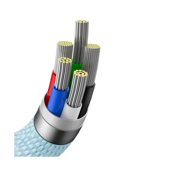 MR4_144955 Кабель pd baseus crystal shine series fast charging type-c to lightning 20w 1.2m sky синій cajy001303 