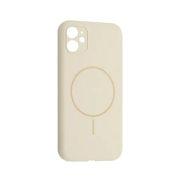 MR4_144833 Чохол silicone case full camera fine ring magsafe для iphone 12 antique, білий 