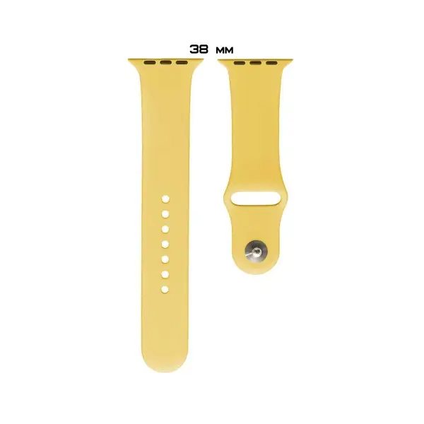 РЕМІНЕЦЬ ДЛЯ APPLE WATCH SILICONE 38, 40MM M (4) ЖОВТИЙ
