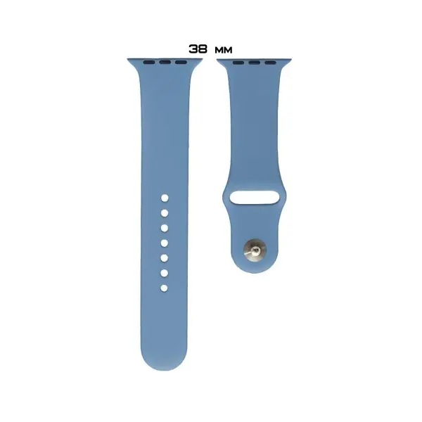 MR4_145379 Ремінець для apple watch silicone 38, 40mm m (24) sea синій 
