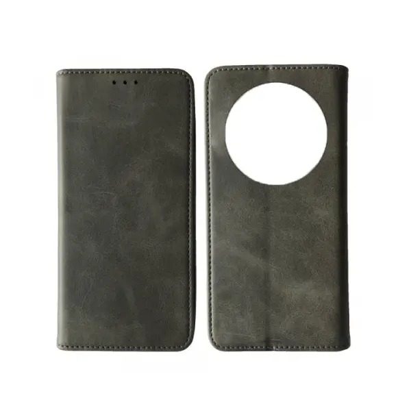 ЧОХОЛ-КНИЖКА BLACK TPU MAGNET ДЛЯ REDMI 14C, A4, СІРИЙ