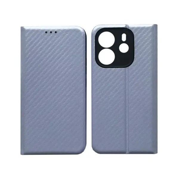 ЧЕХОЛ-КНИЖКА CARBONE ДЛЯ REDMI NOTE 14 4G EU LILAC