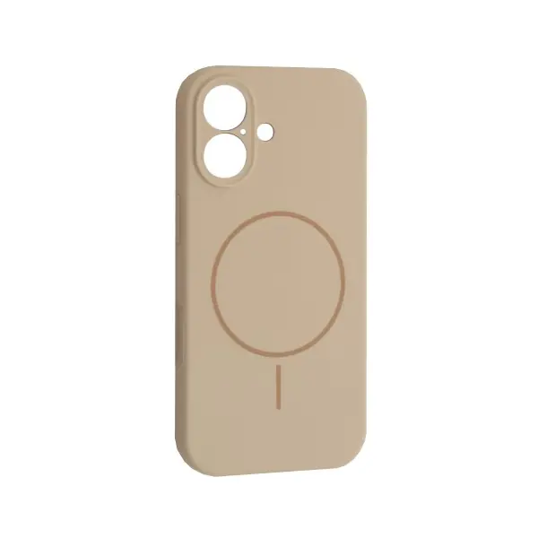 MR4_145194 Чохол silicone case full camera fine ring magsafe для iphone 17 antique, білий 