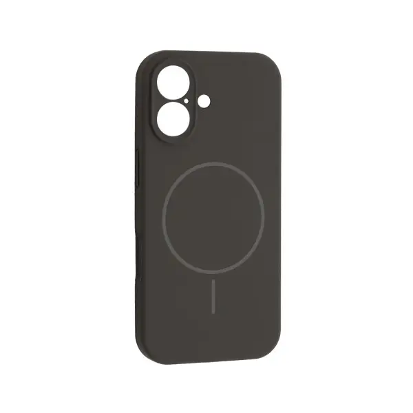 ЧОХОЛ SILICONE CASE FULL CAMERA FINE RING MAGSAFE ДЛЯ IPHONE 17 CHARCOAL, СІРИЙ, ЧОРНИЙ