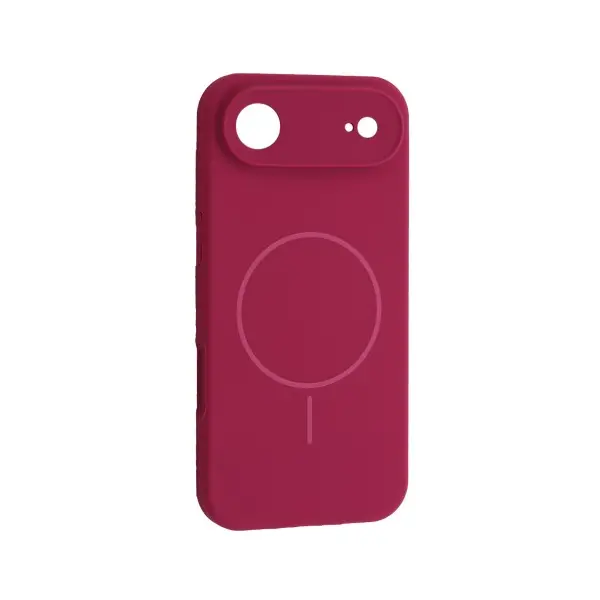MR4_145216 Чохол silicone case full camera fine ring magsafe для iphone 17 air manyue червоний 