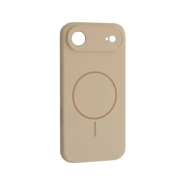 MR4_145209 Чохол silicone case full camera fine ring magsafe для iphone 17 air antique, білий 