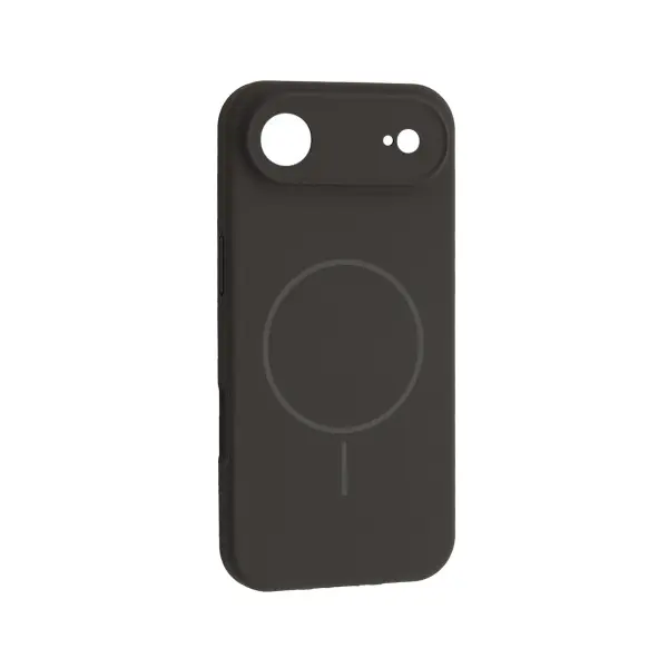 MR4_145211 Чохол silicone case full camera fine ring magsafe для iphone 17 air charcoal, сірий, чорний 