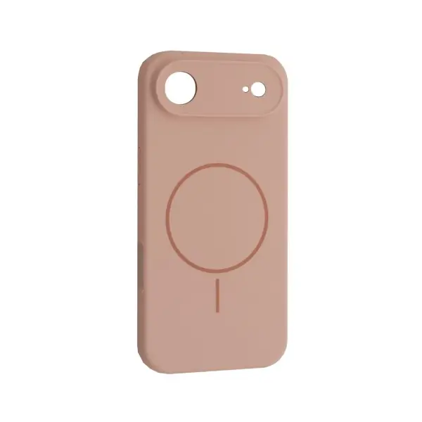 MR4_145219 Чохол silicone case full camera fine ring magsafe для iphone 17 air рожевий 