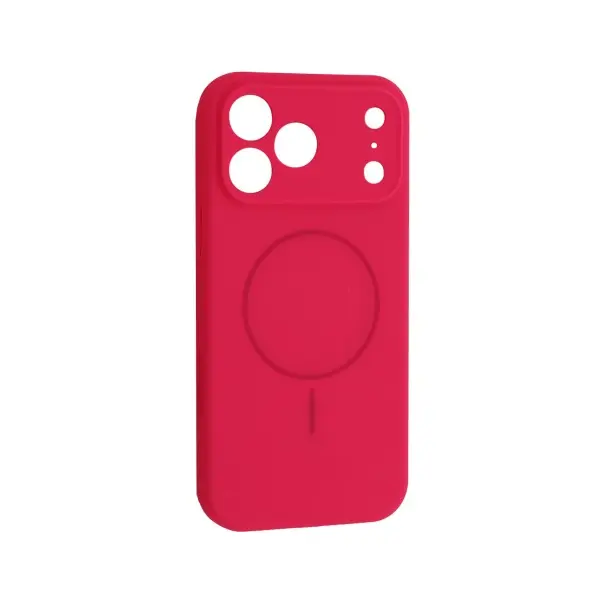 MR4_145245 Чохол silicone case full camera fine ring magsafe для iphone 17 pro max firefly 