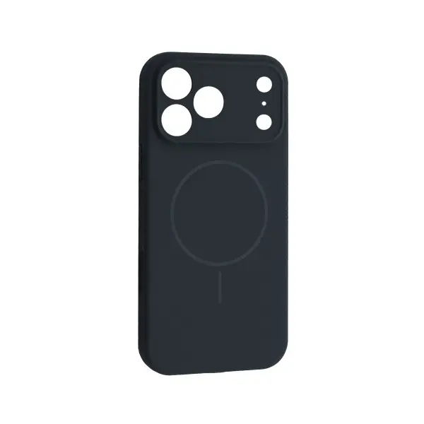ЧОХОЛ SILICONE CASE FULL CAMERA FINE RING MAGSAFE ДЛЯ IPHONE 17 PRO MAX SAPPHIRE СИНІЙ