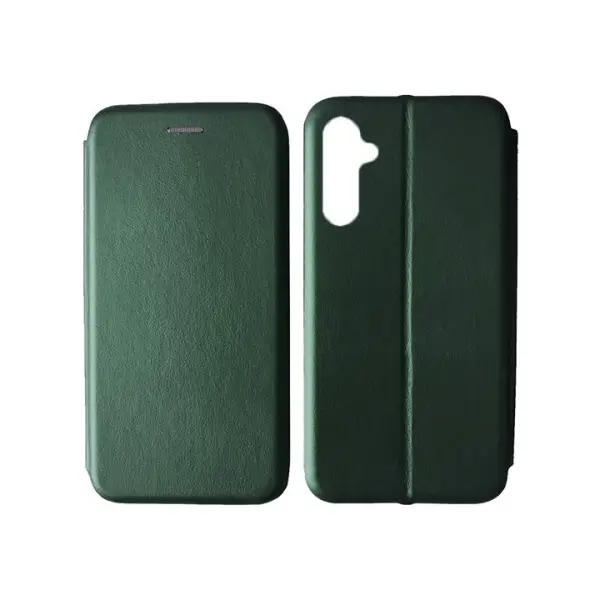 ЧОХОЛ-КНИЖКА LEVEL ДЛЯ SAMSUNG A17 4G, 5G MIDNIGHT ЗЕЛЕНИЙ