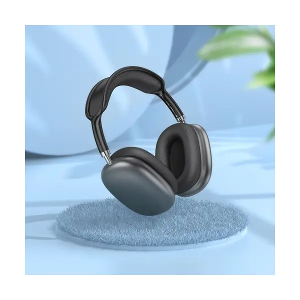 MR4_145000 Навушники бездротові borofone bo22 elegant bt headphones темно, сірий 