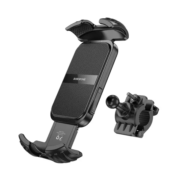 ТРИМАЧ ВЕЛО-МОТО BOROFONE BH105 CROWN BICYCLE MOTORCYCLE UNIVERSAL HOLDER, ЧОРНИЙ