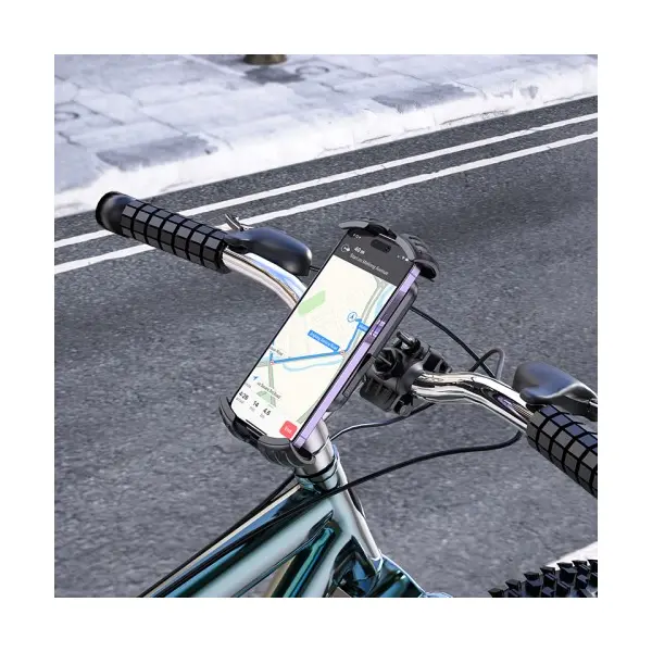 ТРИМАЧ ВЕЛО-МОТО BOROFONE BH105 CROWN BICYCLE MOTORCYCLE UNIVERSAL HOLDER, ЧОРНИЙ